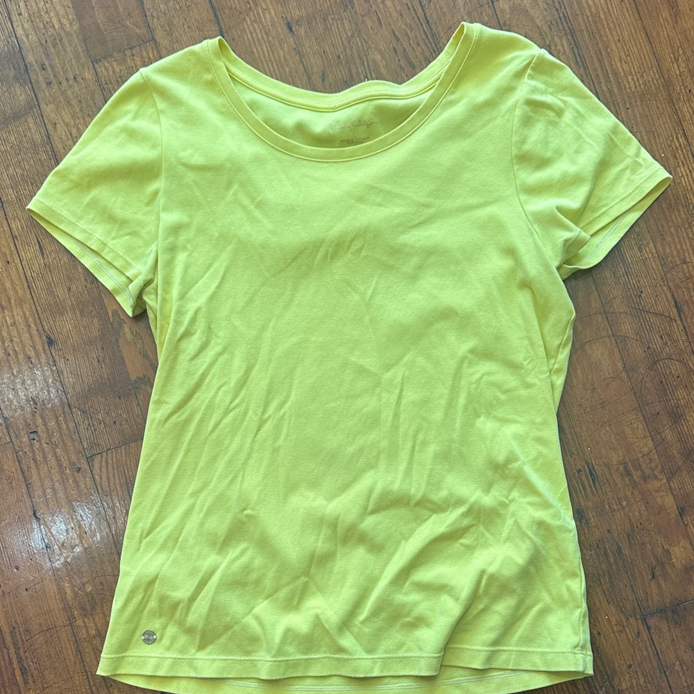 Lilly Pulitzer Bright Yellow Short Sleeve Tee